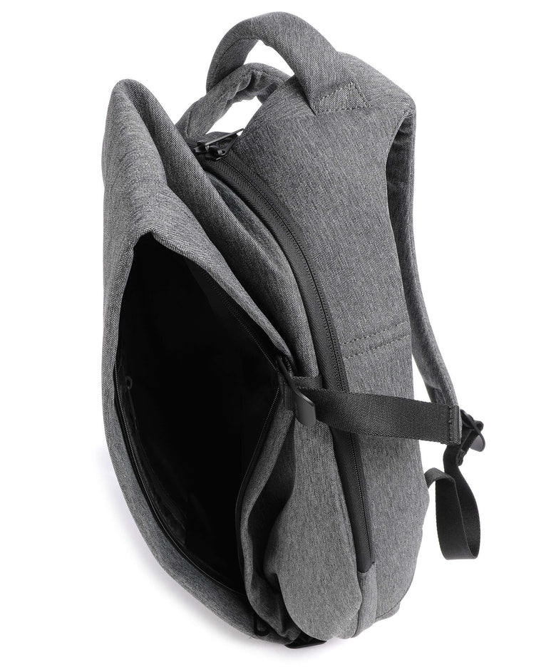 Côte&Ciel Eco Yarn Isar Small Laptop backpack black melange