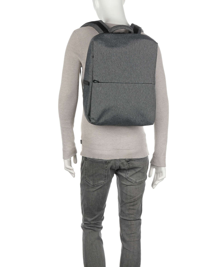 Côte&Ciel Eco Yarn Rhine Laptop backpack black melange