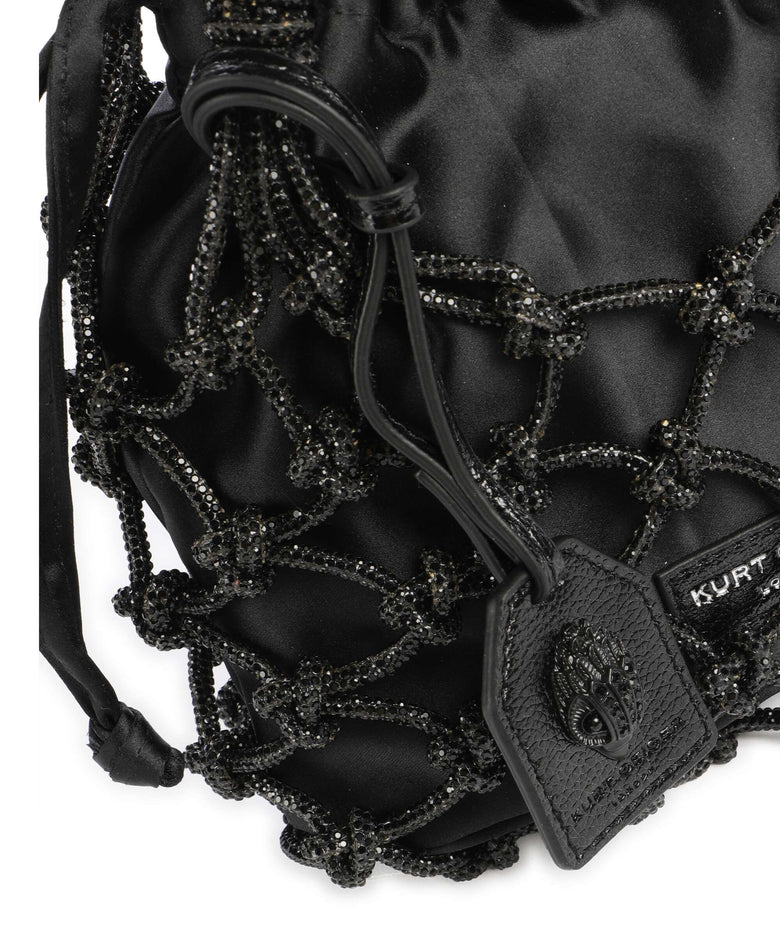 Kurt Geiger Macrame Small Handbag black
