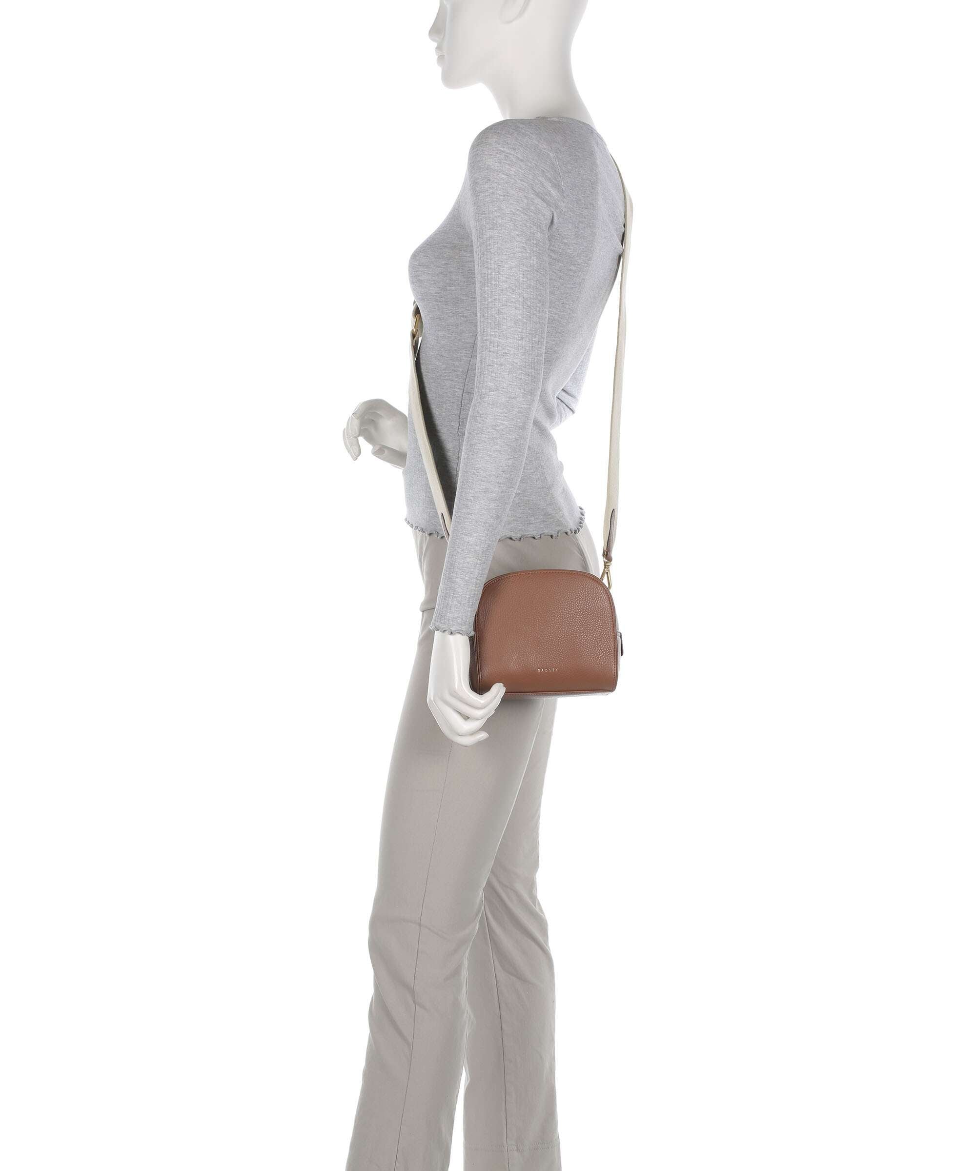 Radley London Arden Crescent Crossbody bag saddle