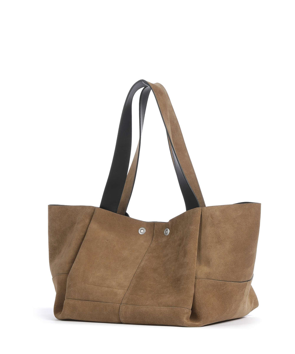 AllSaints Rosalie Tote bag warm olive brown