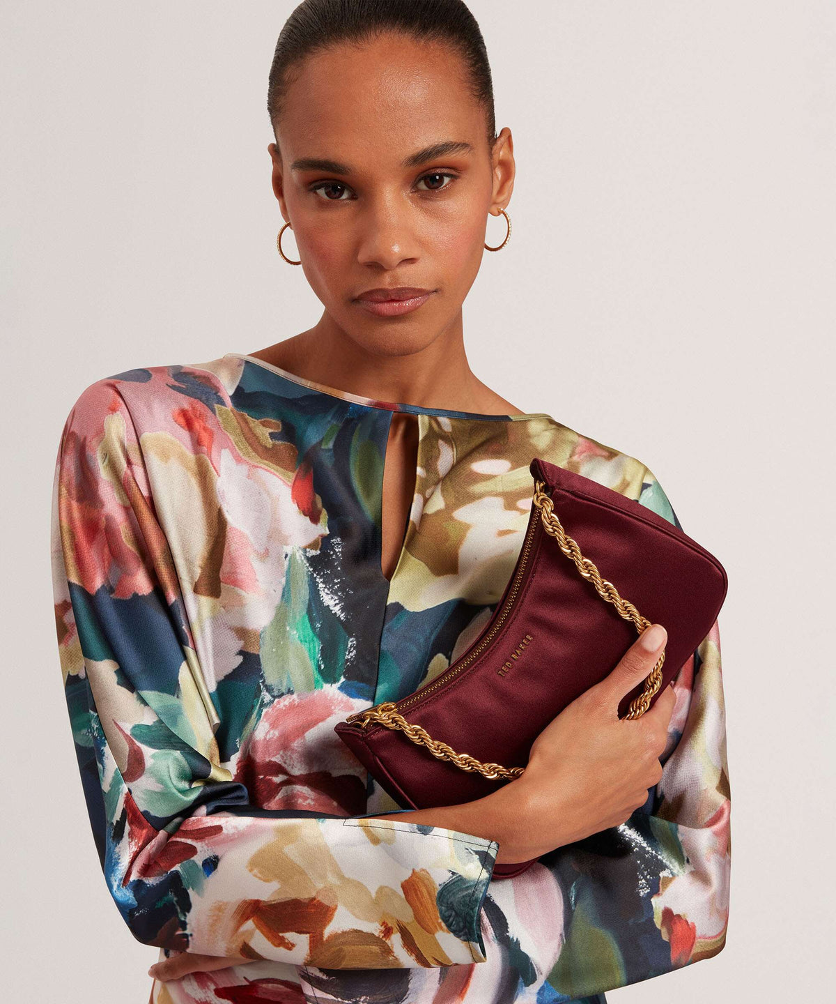 Ted Baker Agnise Shoulder bag wine