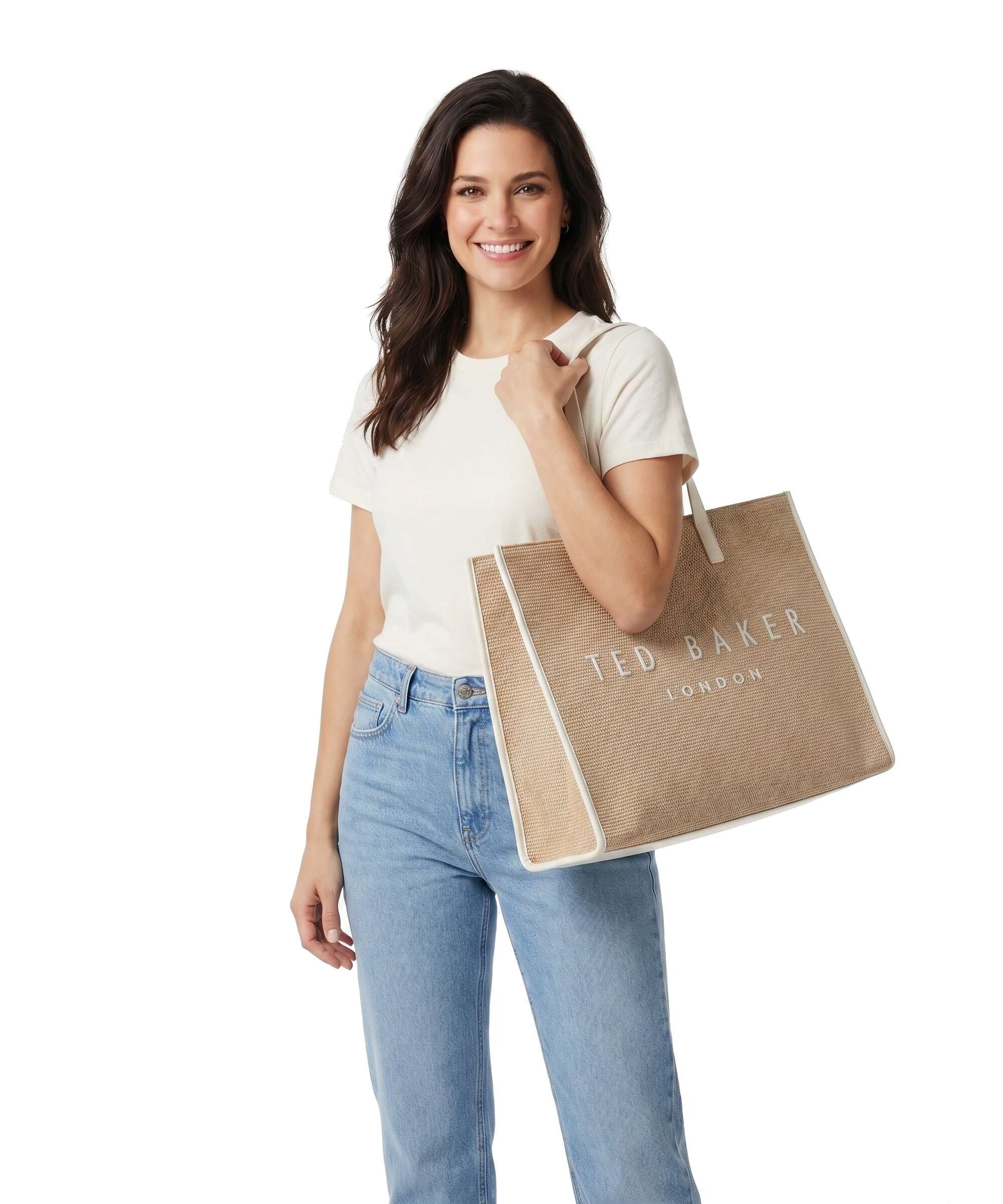 Ted Baker Pallmer Tote bag ivory