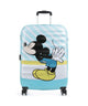 American Tourister Wavebreaker Disney Kufr se 4 kolečky mickey blue kiss
