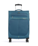 American Tourister Deep Dive Kufr se 4 kolečky teal/lime