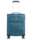 American Tourister Crosstrack Spinner (4 wheels) navy/orange