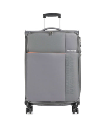 American Tourister Fun Cruise Kufr se 4 kolečky grey/orange