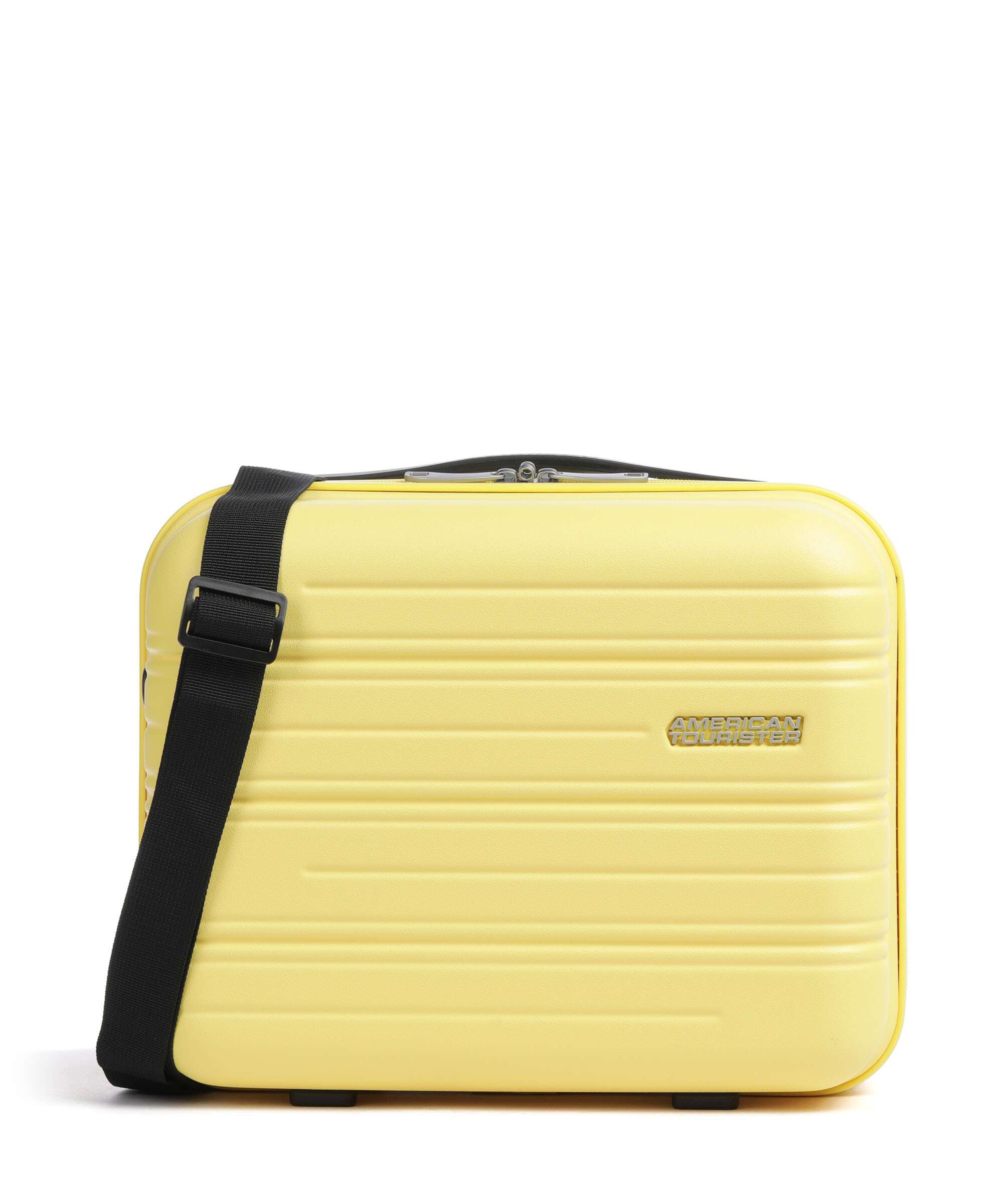 American Tourister High Turn Beauty case matt yellow