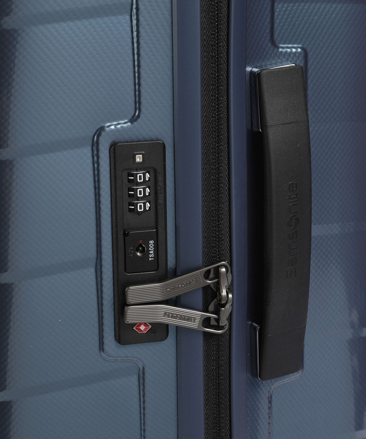 Samsonite Attrix Spinner (4 wheels) steel blue