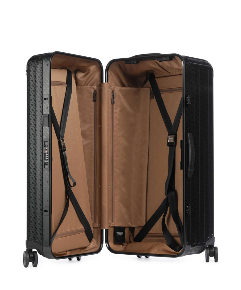 Samsonite Lite-Box Alu / Boss Spinner (4 wheels) graphite monogram