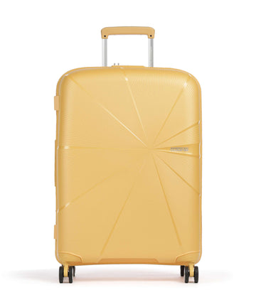 American Tourister Starvibe Kufr se 4 kolečky metallic banana