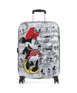 American Tourister Wavebreaker Disney Kufr se 4 kolečky minnie comics/white