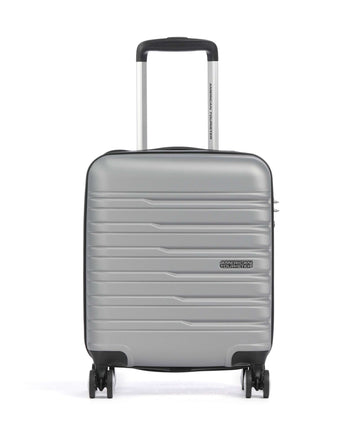 American Tourister Flashline Kufr se 4 kolečky sky silver