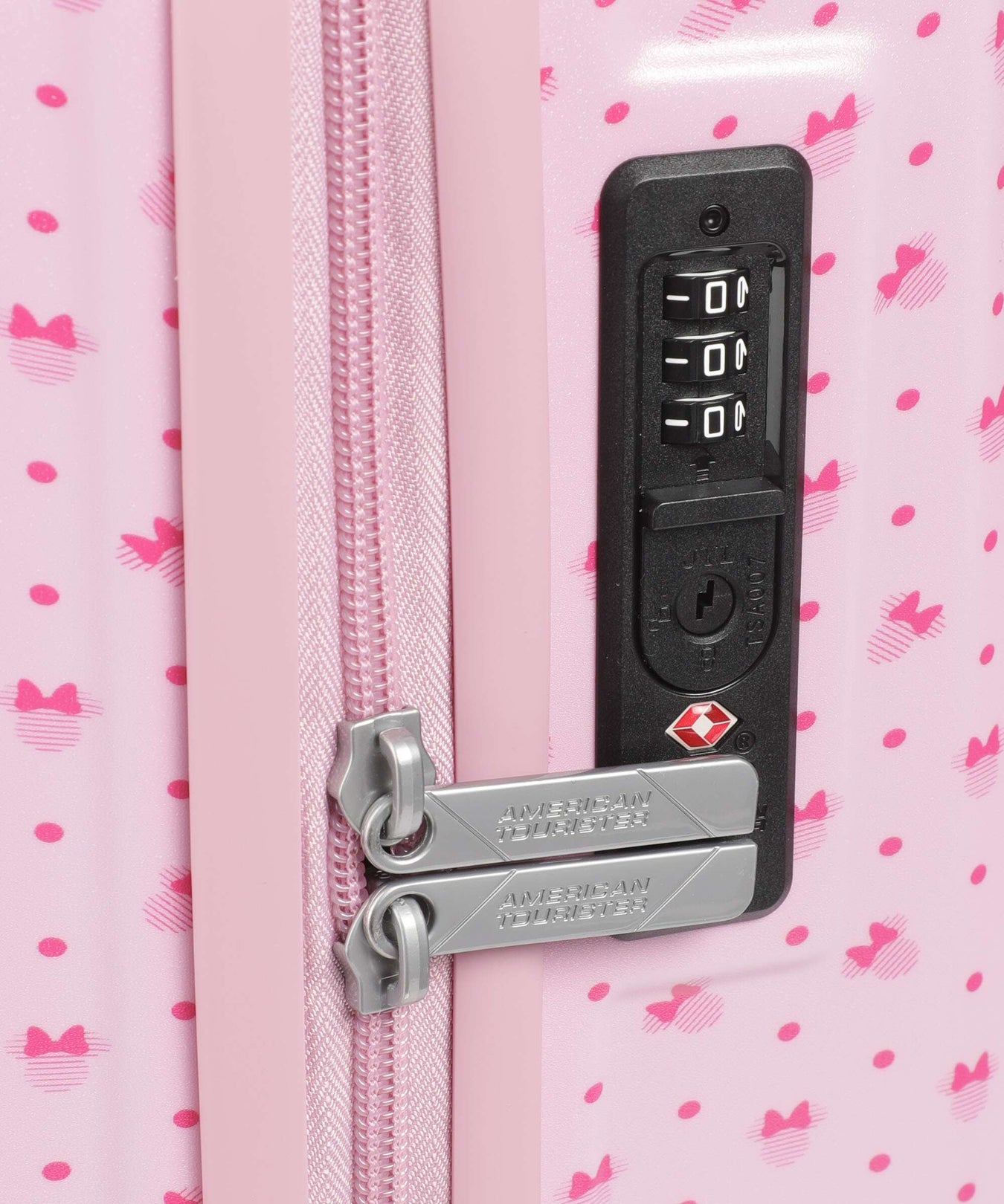 American Tourister Funlight Disney Spinner (4 wheels) minnie lenticular pink