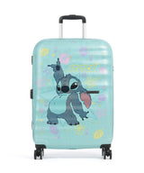 American Tourister Wavebreaker Disney Kufr se 4 kolečky stitch flower