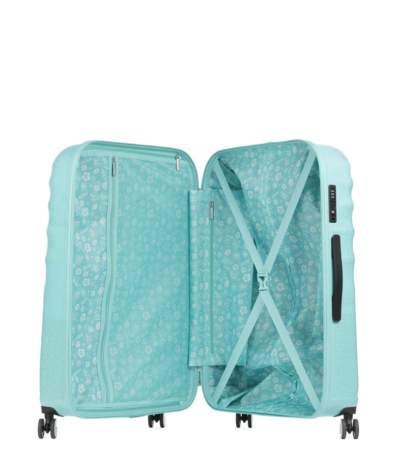 American Tourister Wavebreaker Disney Spinner (4 wheels) stitch flower