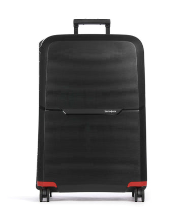 Samsonite Magnum Eco Kufr se 4 kolečky black/red