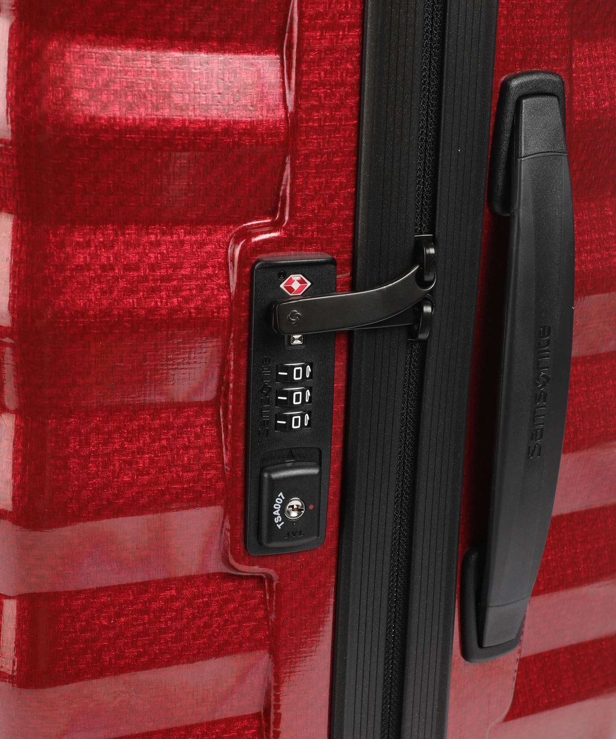 Samsonite Lite-Shock Spinner (4 wheels) hyacinth red