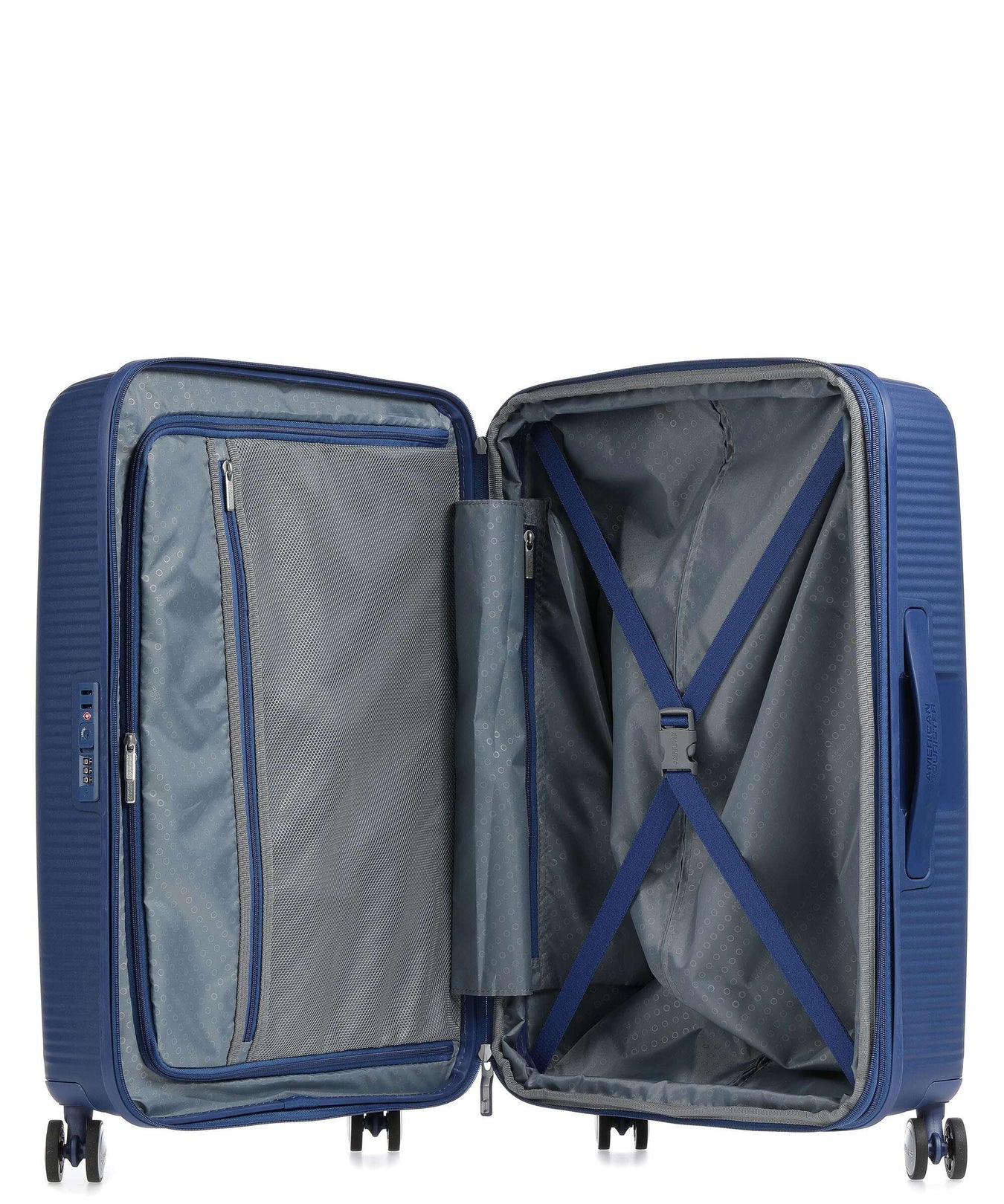 American Tourister Soundbox Spinner (4 wheels) midnight navy