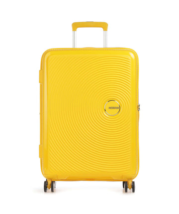 American Tourister Soundbox Kufr se 4 kolečky golden yellow