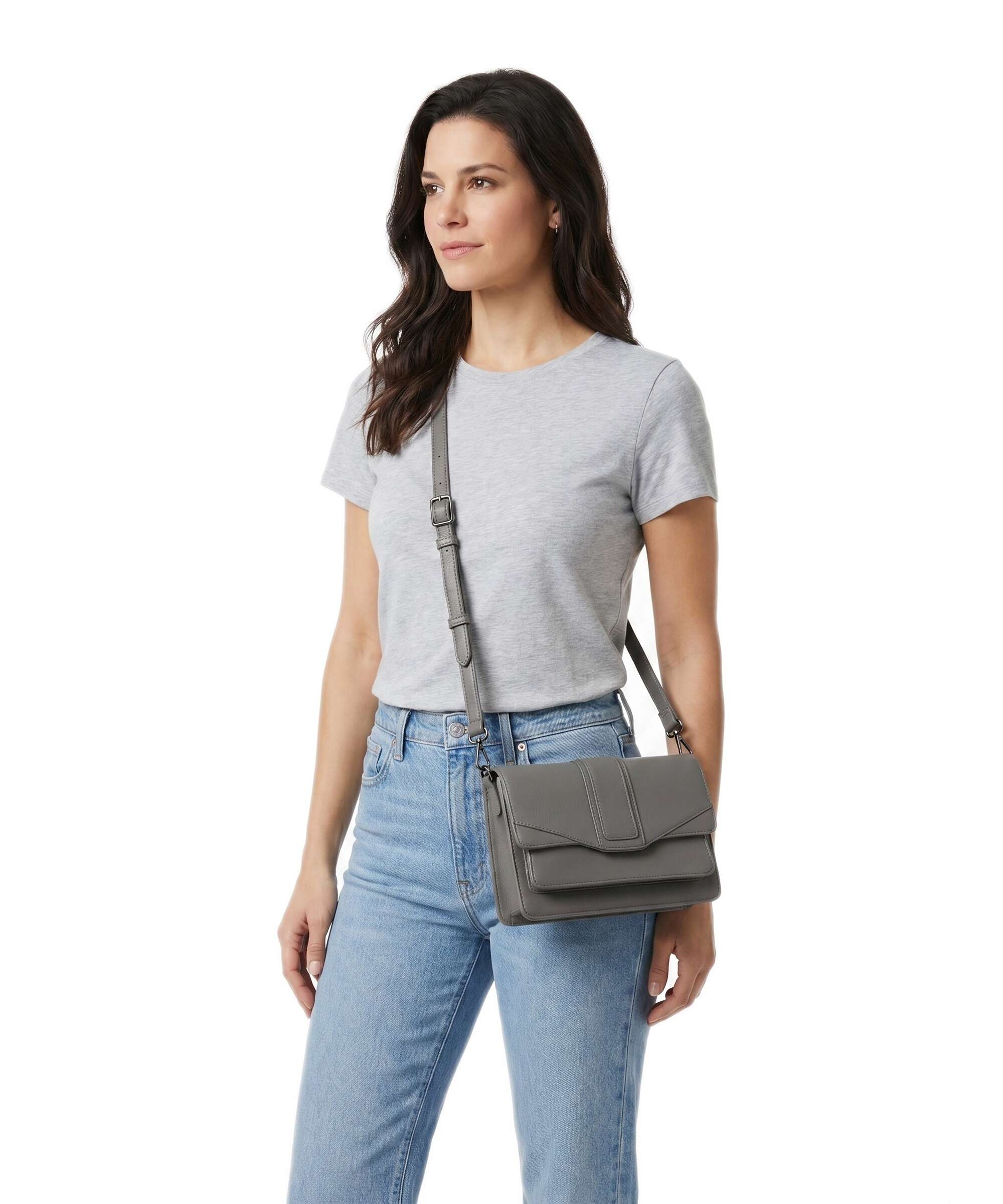 Markberg Jane Crossbody bag grey taupe