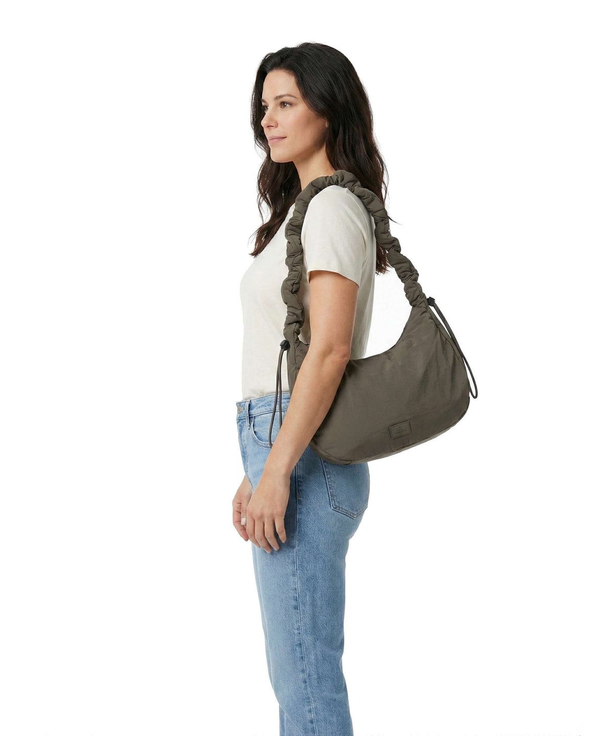 Markberg Ground Hobo bag burnt olive