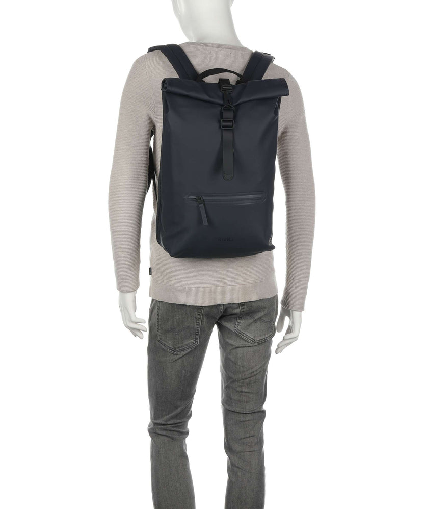 Rains Rolltop backpack navy