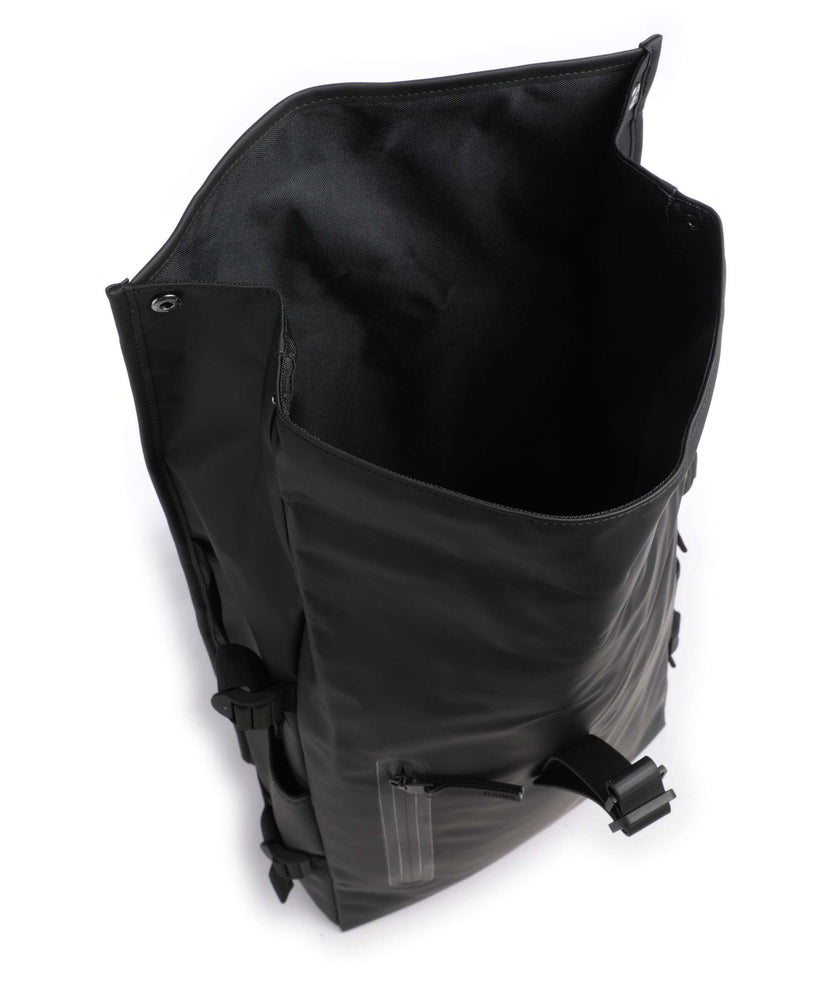Rains Large Rolltop backpack black