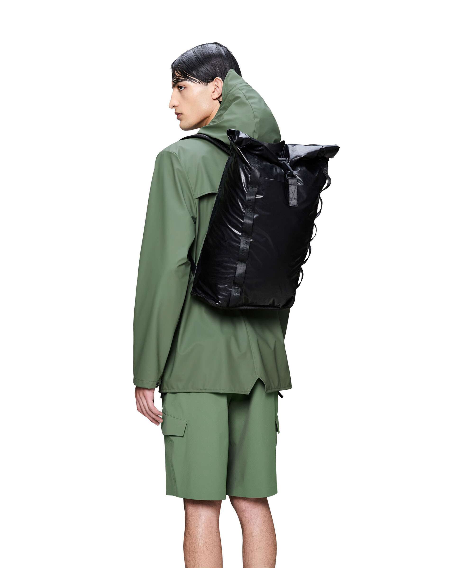 Rains Sibu Rolltop backpack black