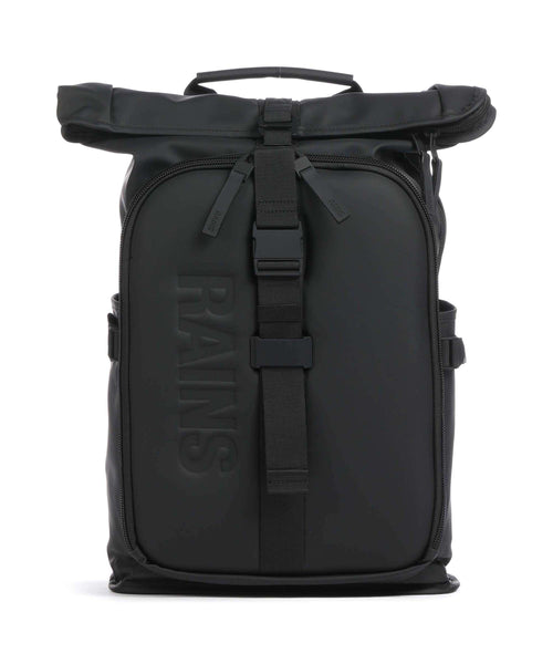 Rains Texel Moulded Rolltop backpack black