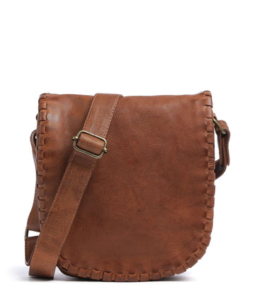 Depeche Tailors Stitch Kabelka přes rameno cognac