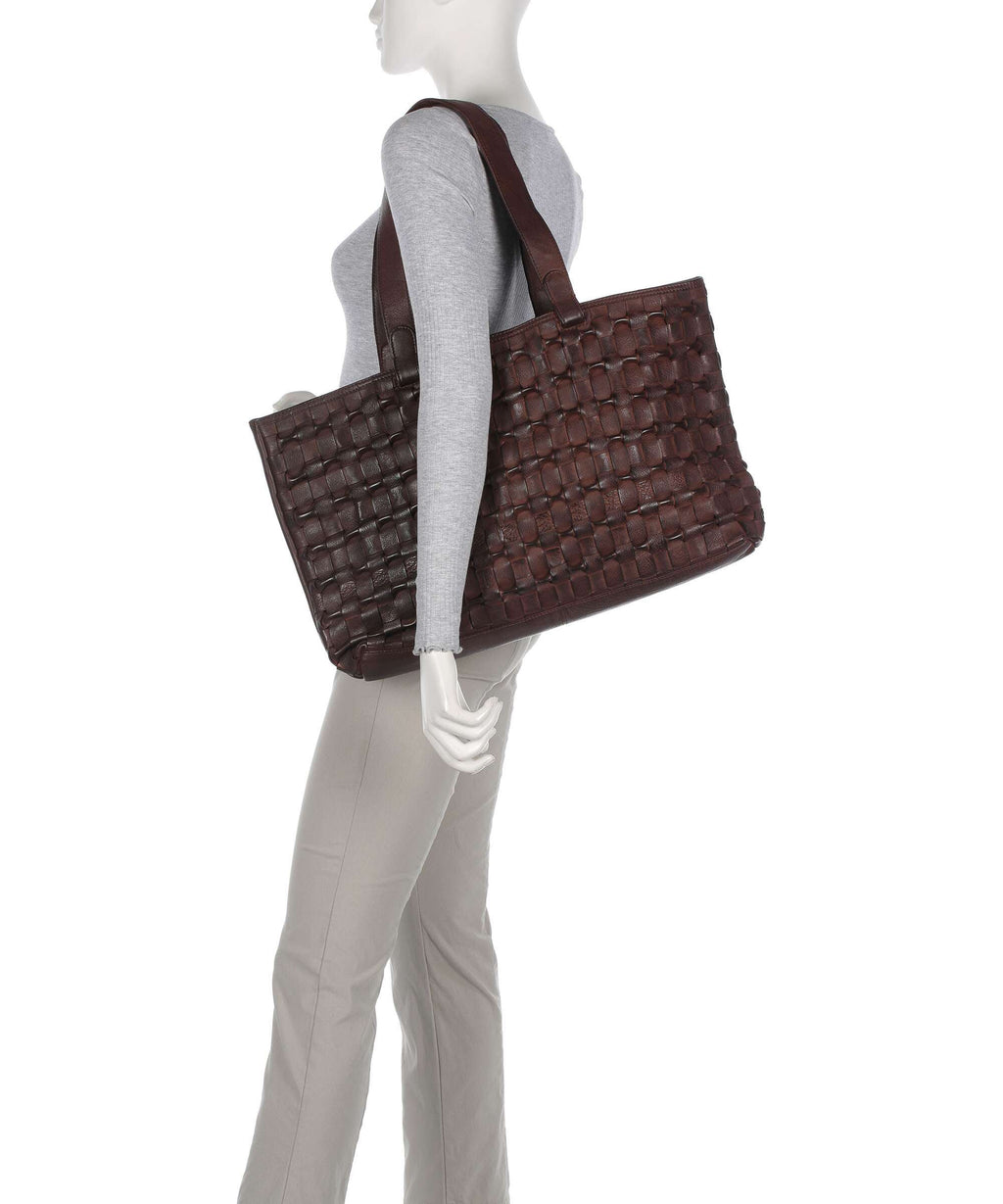 Depeche Modern Handcraft Tote bag choco brown