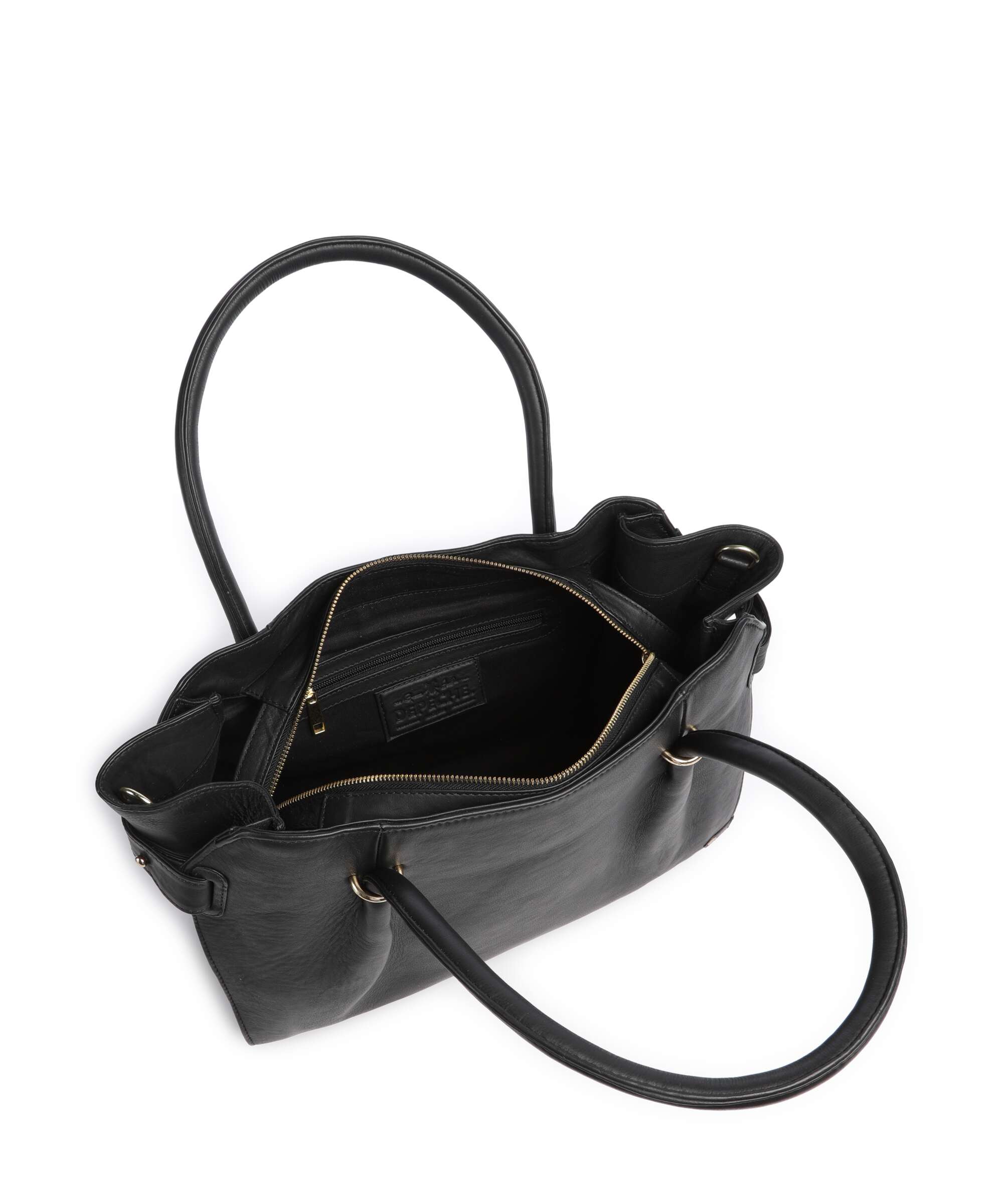 Depeche Golden Chic Tote bag black