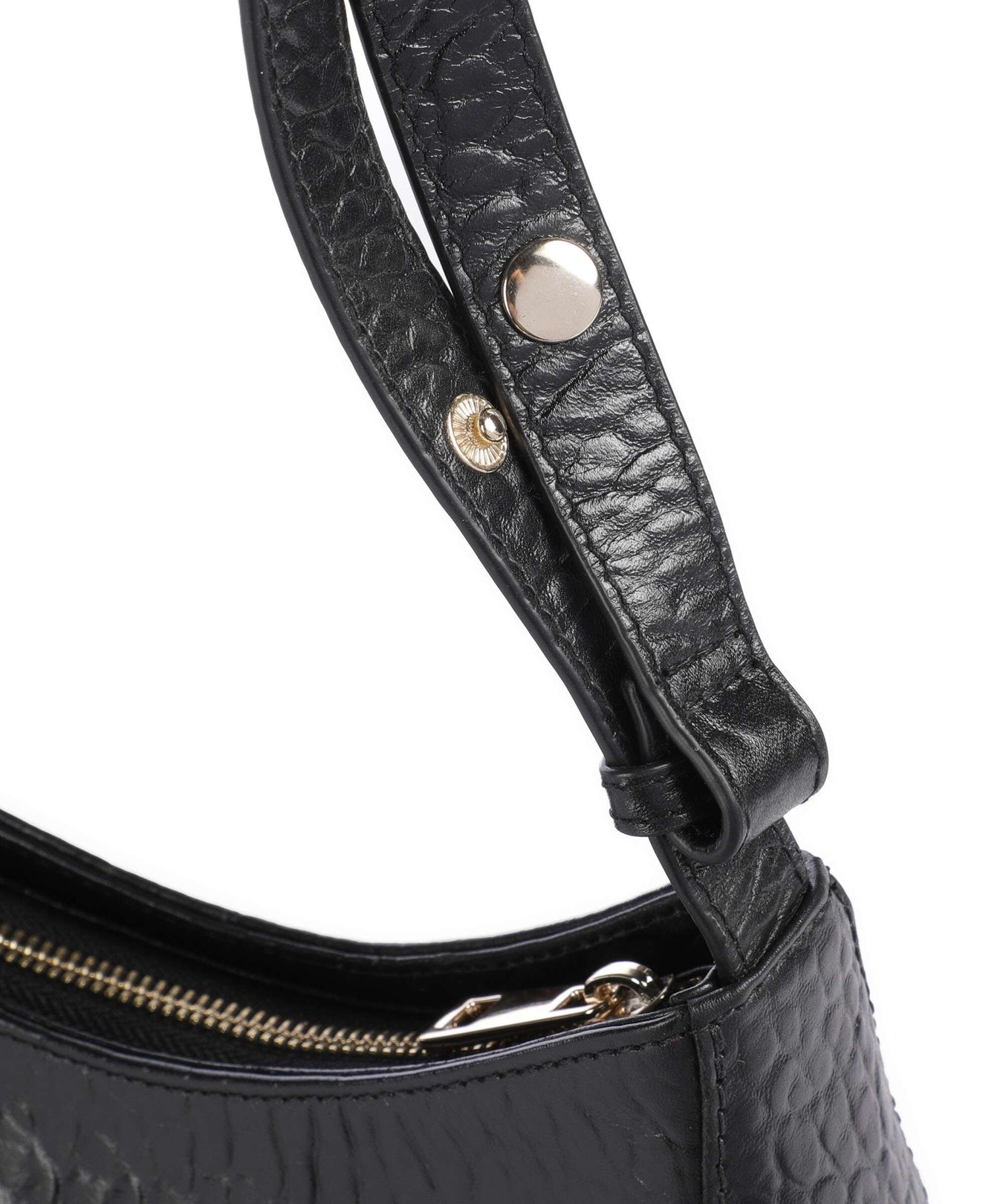 Núnoo New Zealand Apollo 2 Eyelet Shoulder bag black