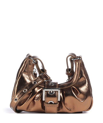 Núnoo Recycled Cool Palma Kabelka přes rameno bronze