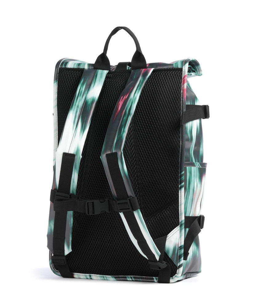 Rains Large Rolltop backpack blur