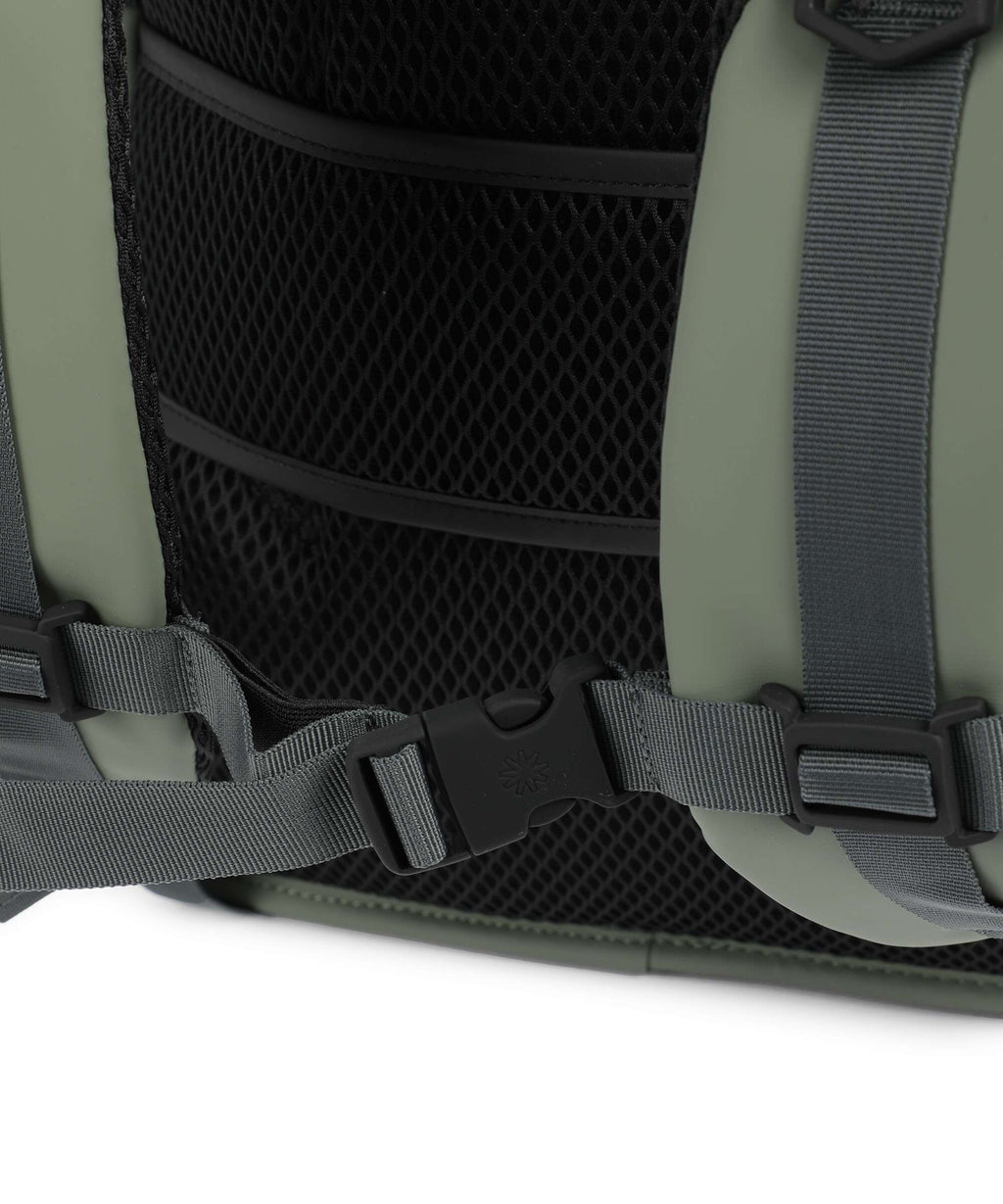 Rains Texel Moulded Rolltop backpack well