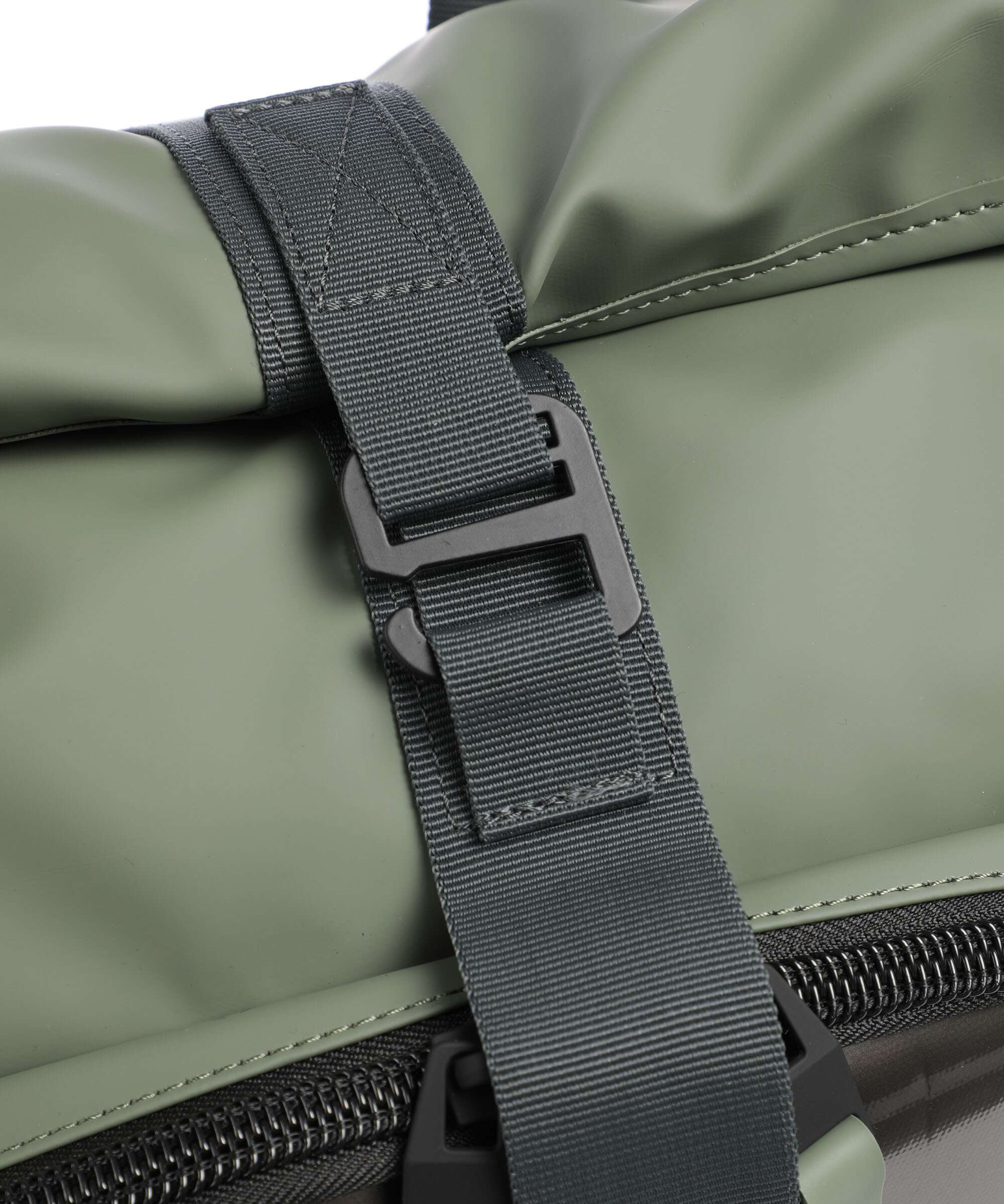 Rains Texel Moulded Rolltop backpack well