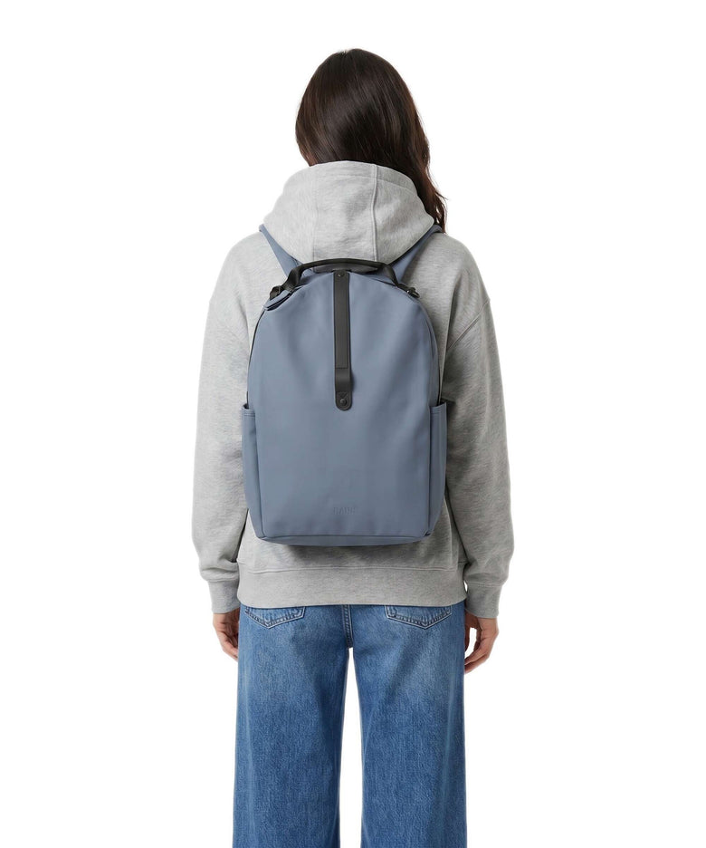 Rains Clip Front Backpack blue dusk