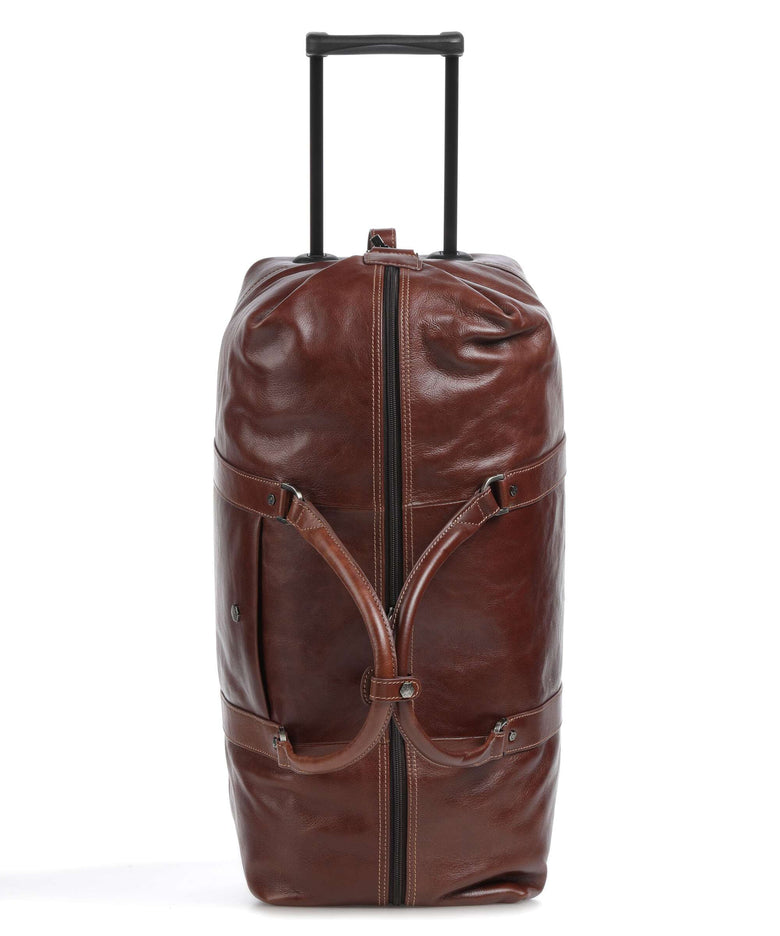 Jekyll & Hide Oxford Travel bag with wheels tobacco