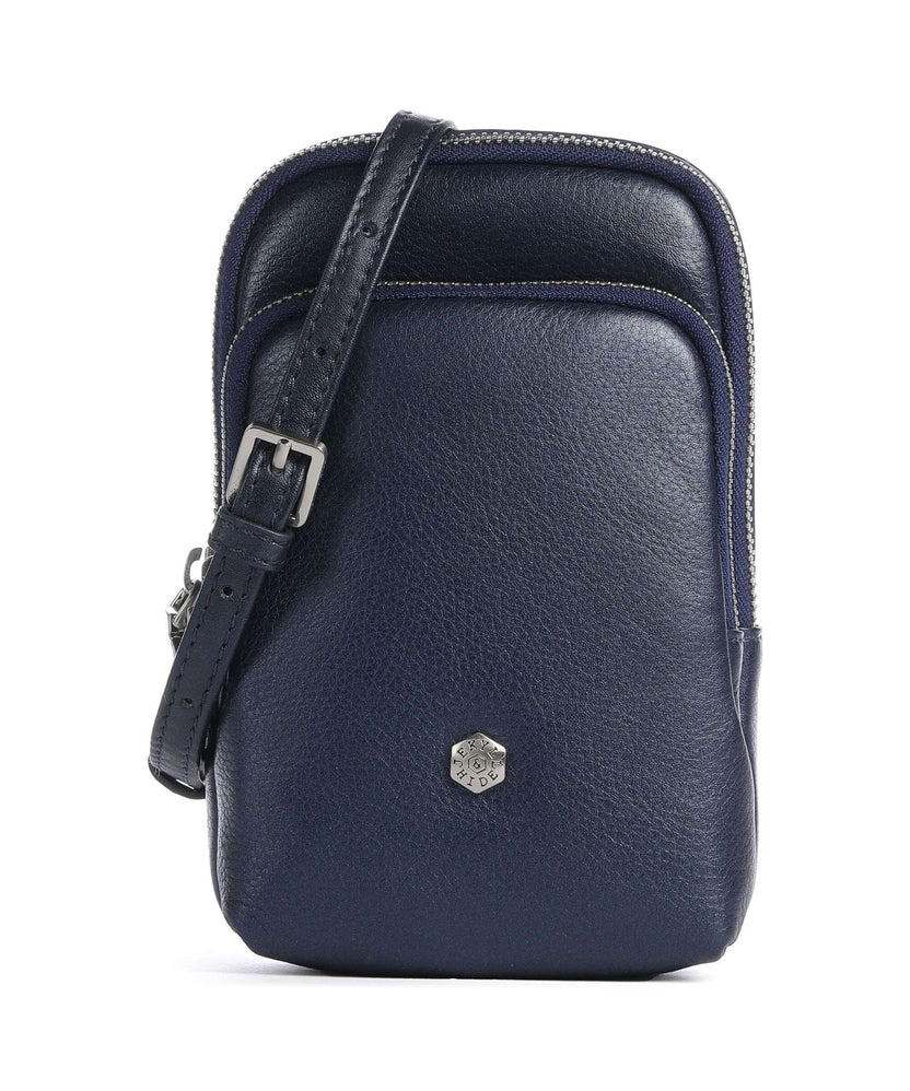Jekyll & Hide Paris Phone bag metallic indigo