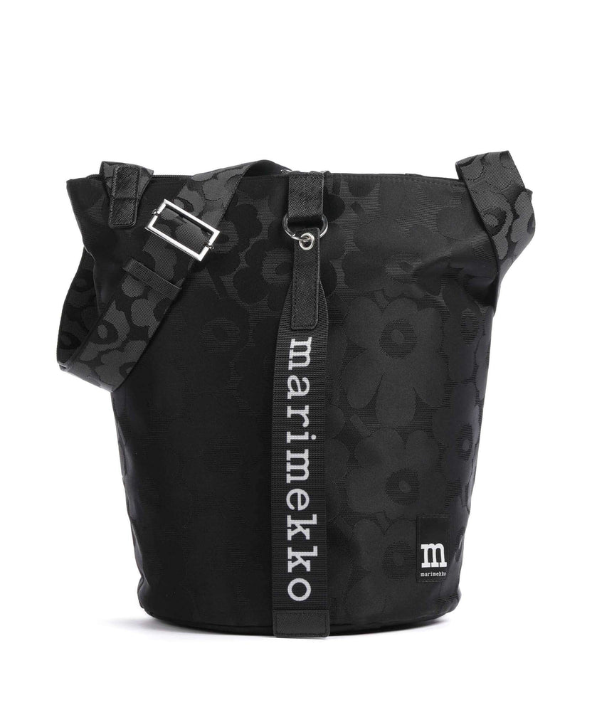 Marimekko Unikko All Day Hobo bag black