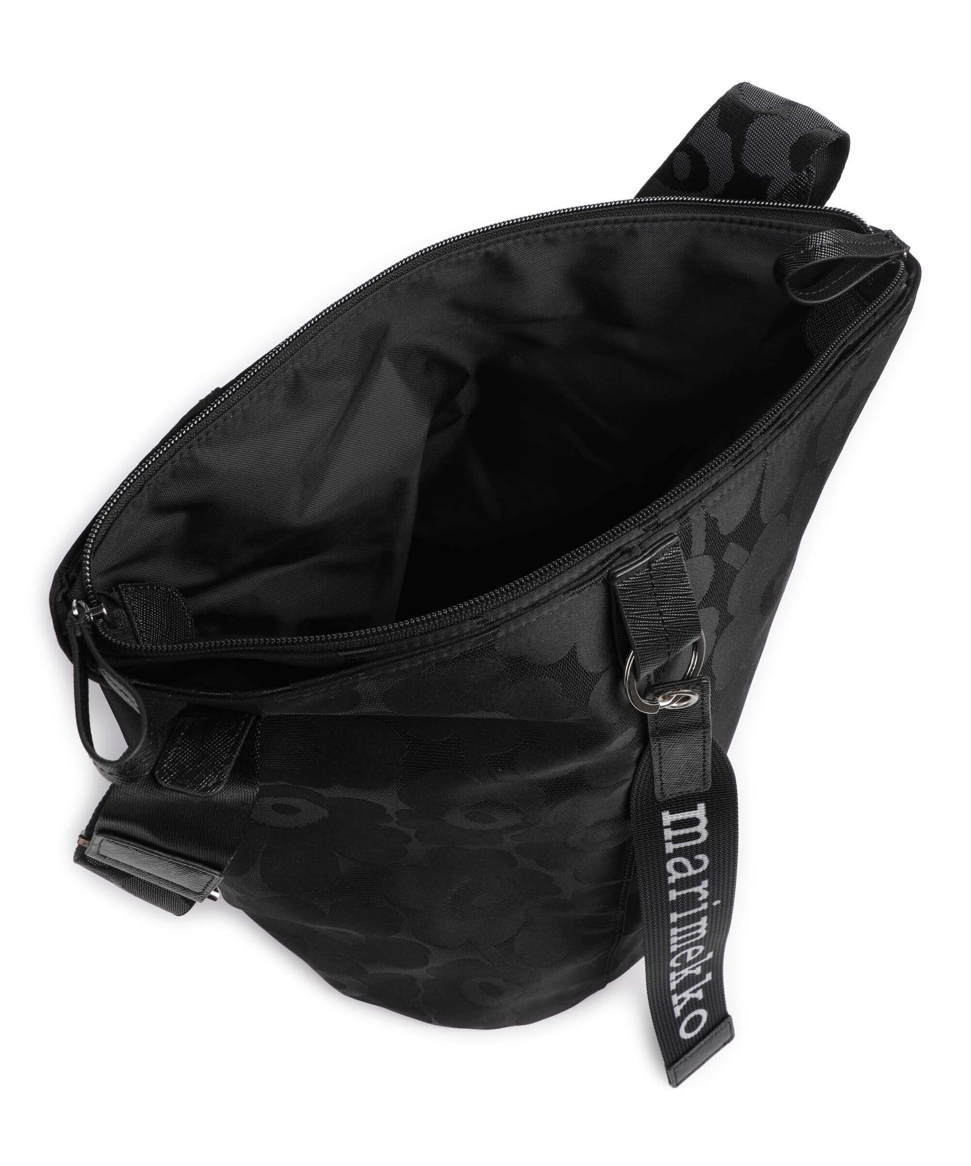Marimekko All Day Unikko Hobo bag black