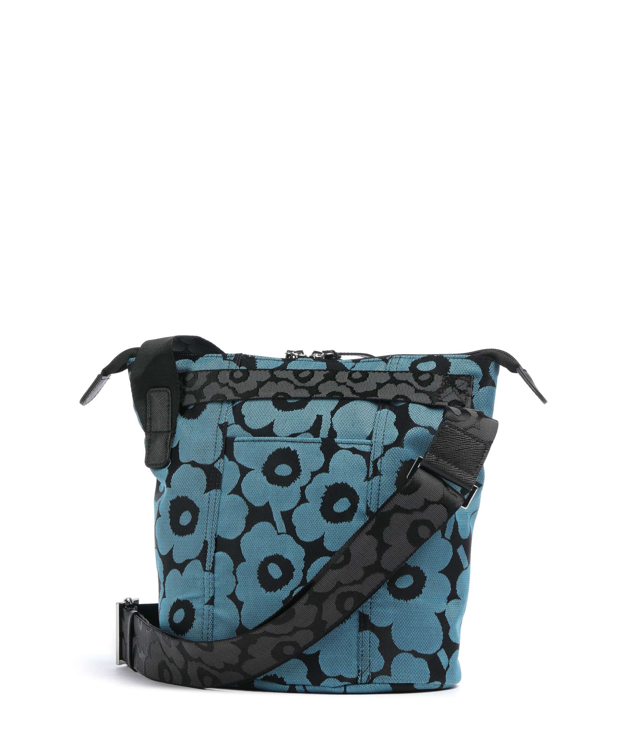 Marimekko Carry All Unikko Crossbody bag blue/black