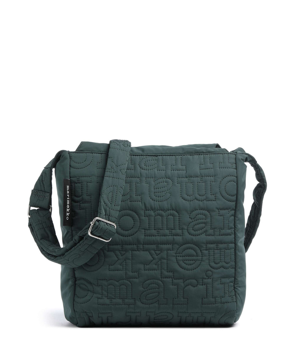 Marimekko Joy M Logo Crossbody bag dark green