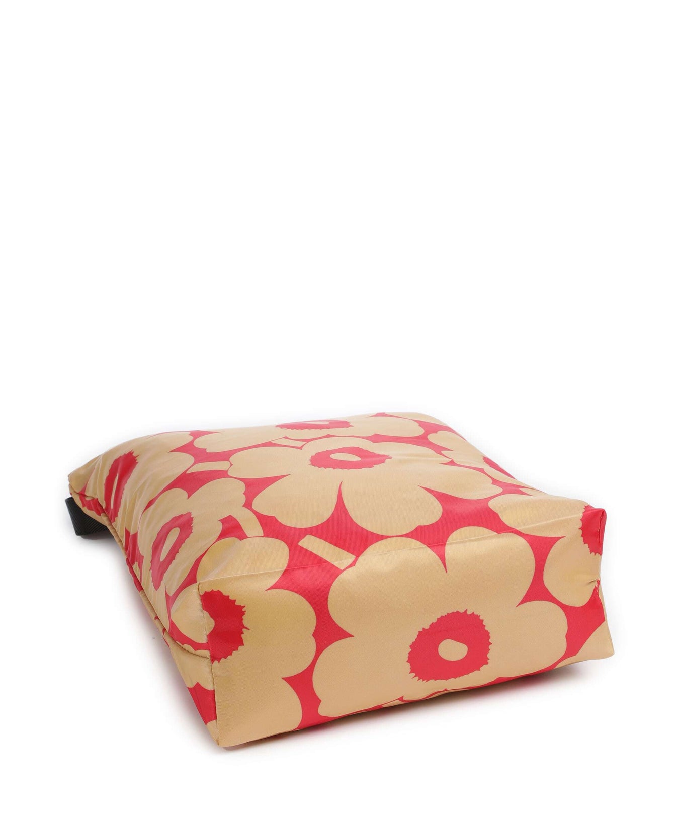 Marimekko Unikko Neat M Hobo bag light brown/red