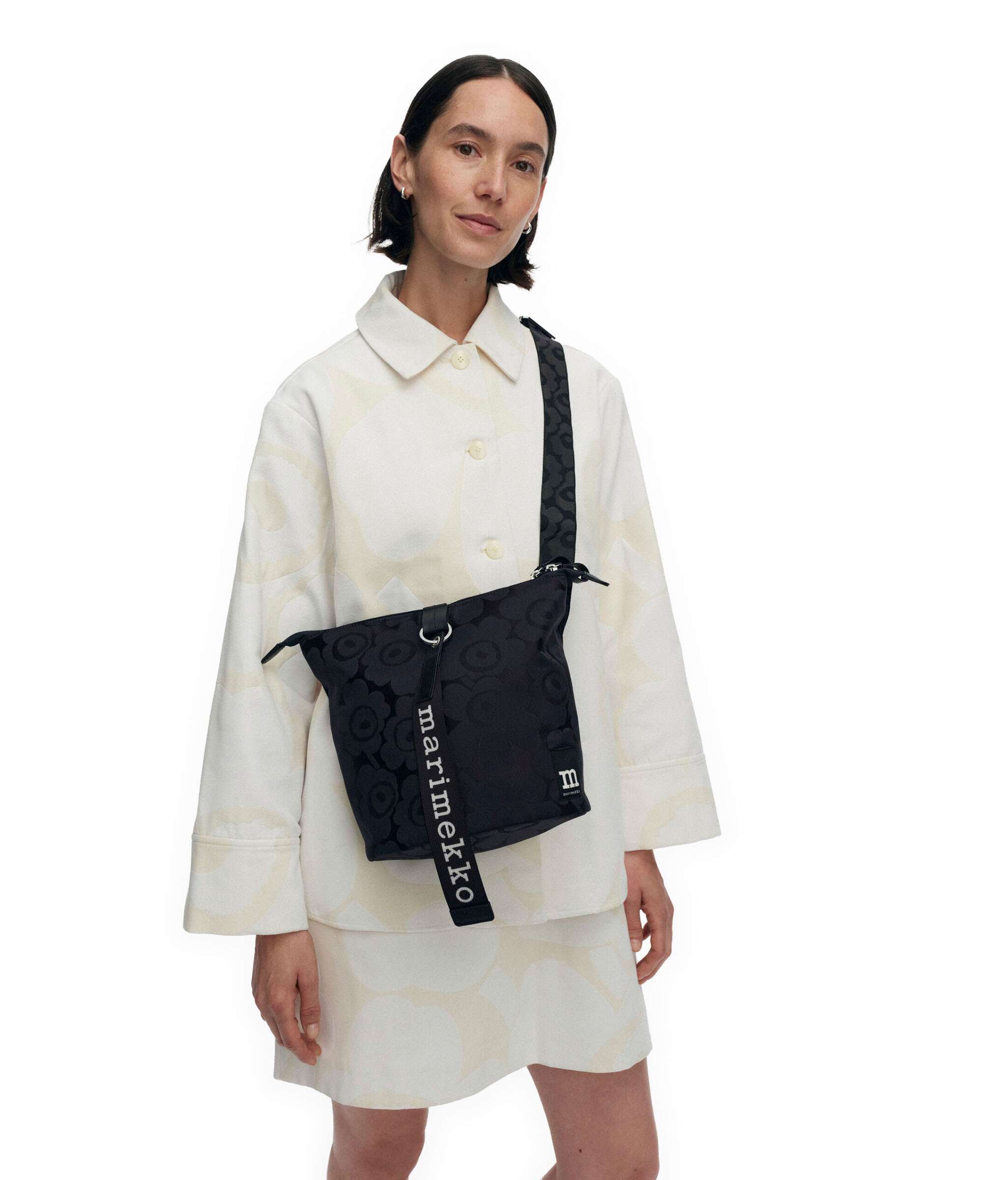 Marimekko Carry All Unikko Crossbody bag blue/dark blue