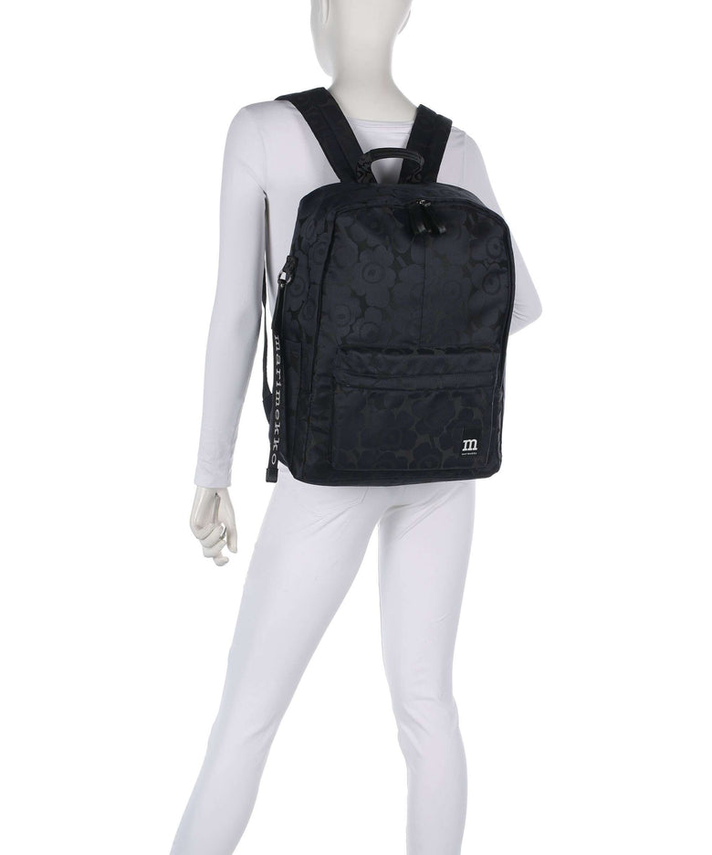 Marimekko Unikko Zip Top Backpack blue/dark blue