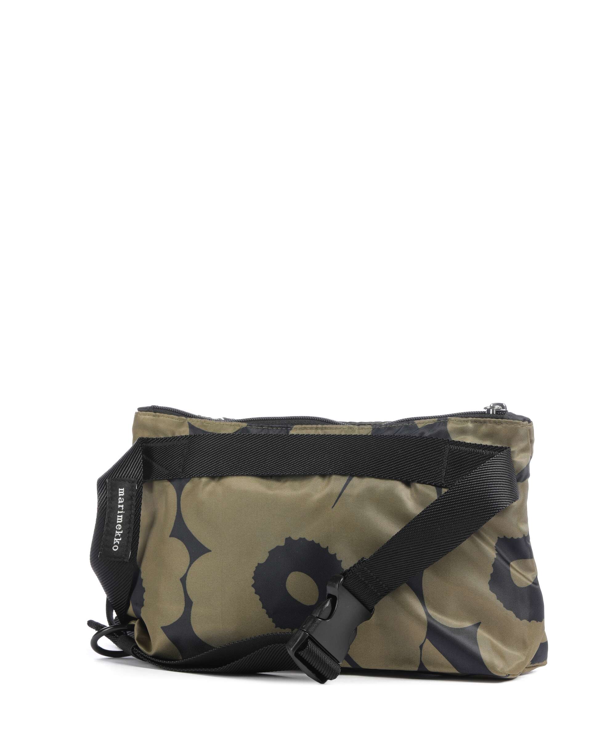 Marimekko Neat S Unikko Crossbody bag olive green/dark blue