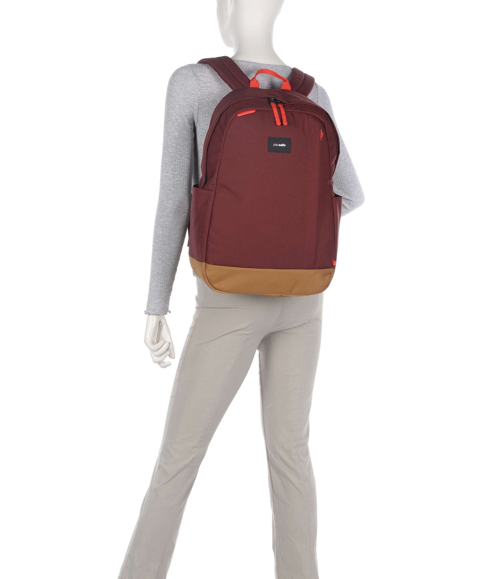 Pacsafe Go 25L Backpack garnet red